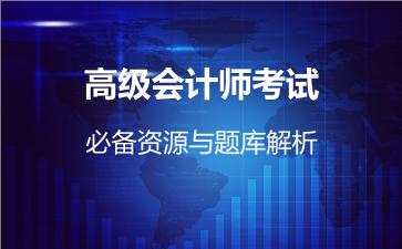 高级会计师考试必备资源与题库解析