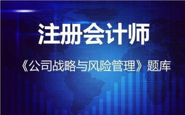 2026年注册会计师《公司战略与风险管理》题库