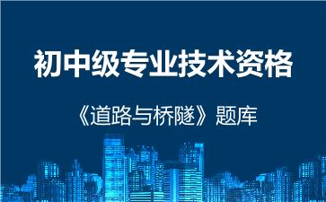 初中级专业技术资格《道路与桥隧》题库 道路与桥隧法规道德