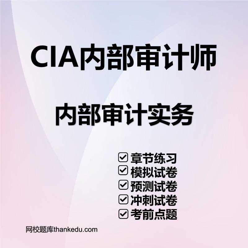 CIA内部审计师内部审计实务