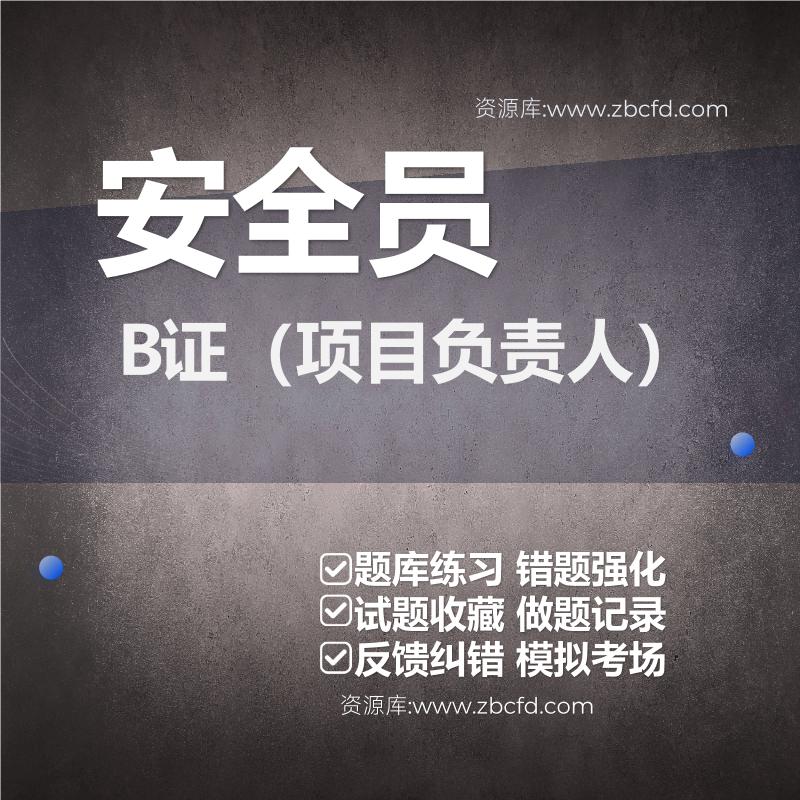 安全员B证（项目负责人）
