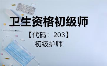 2026年卫生资格初级师【代码：203】初级护师考试内容和题库